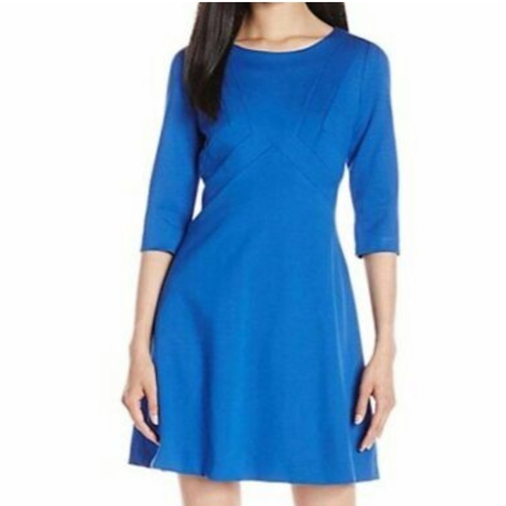 Adrianna Papell Arlyne Royal Blue Dress Size 14